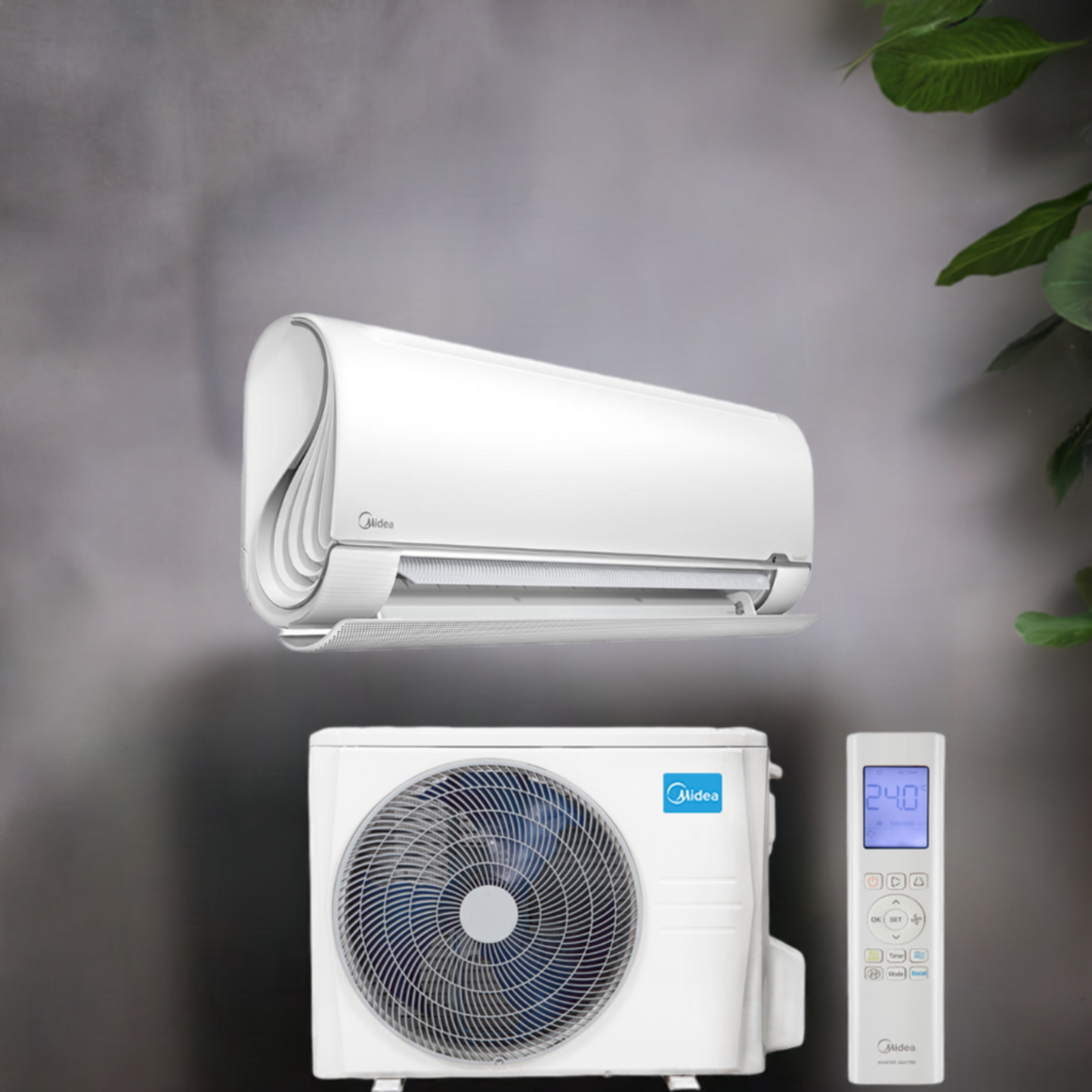 Midea Breezeless+ oldalfali split 3,5 Kw