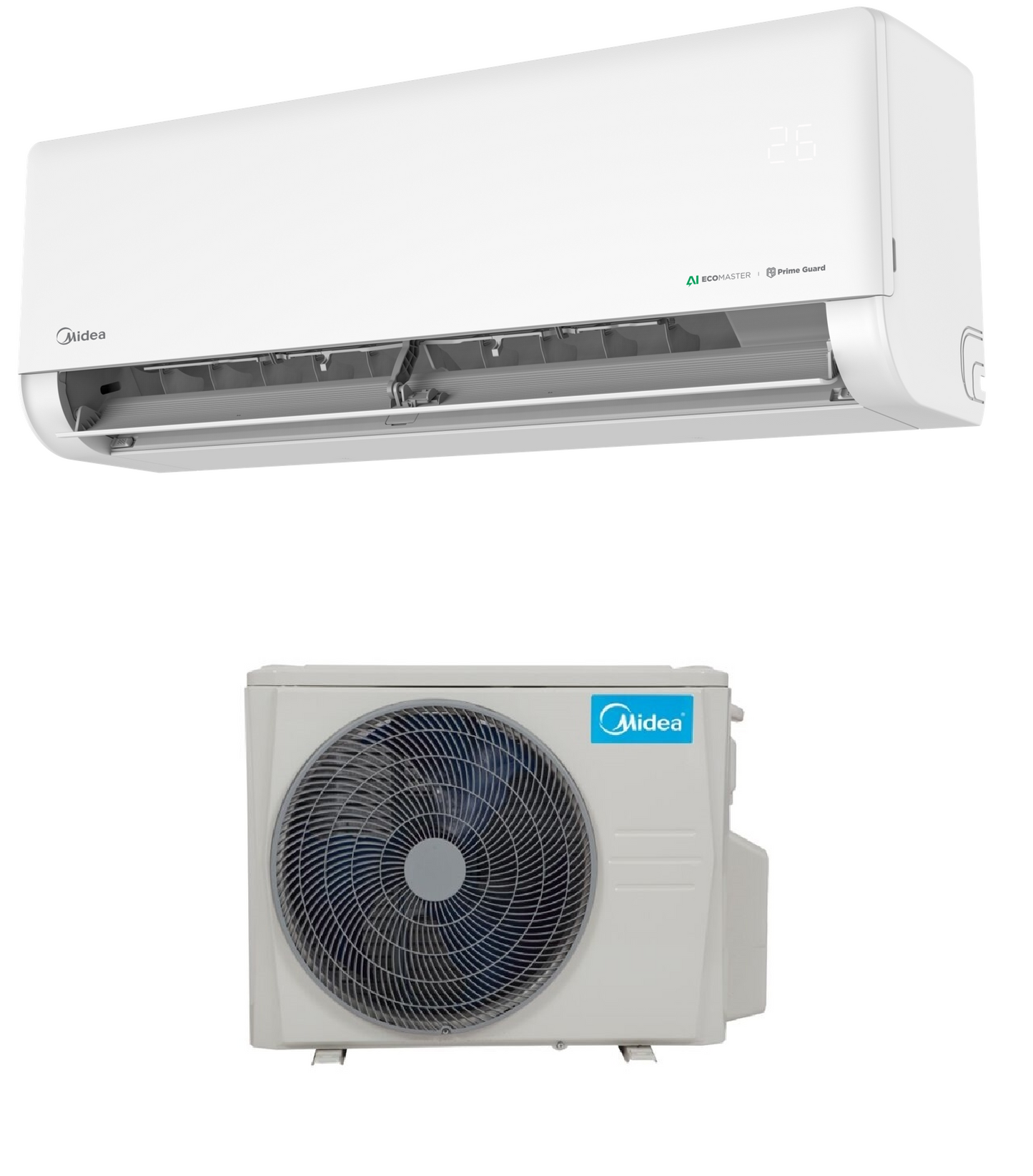 Midea Solstice oldalfali split(fehér)- Bevezető ár!