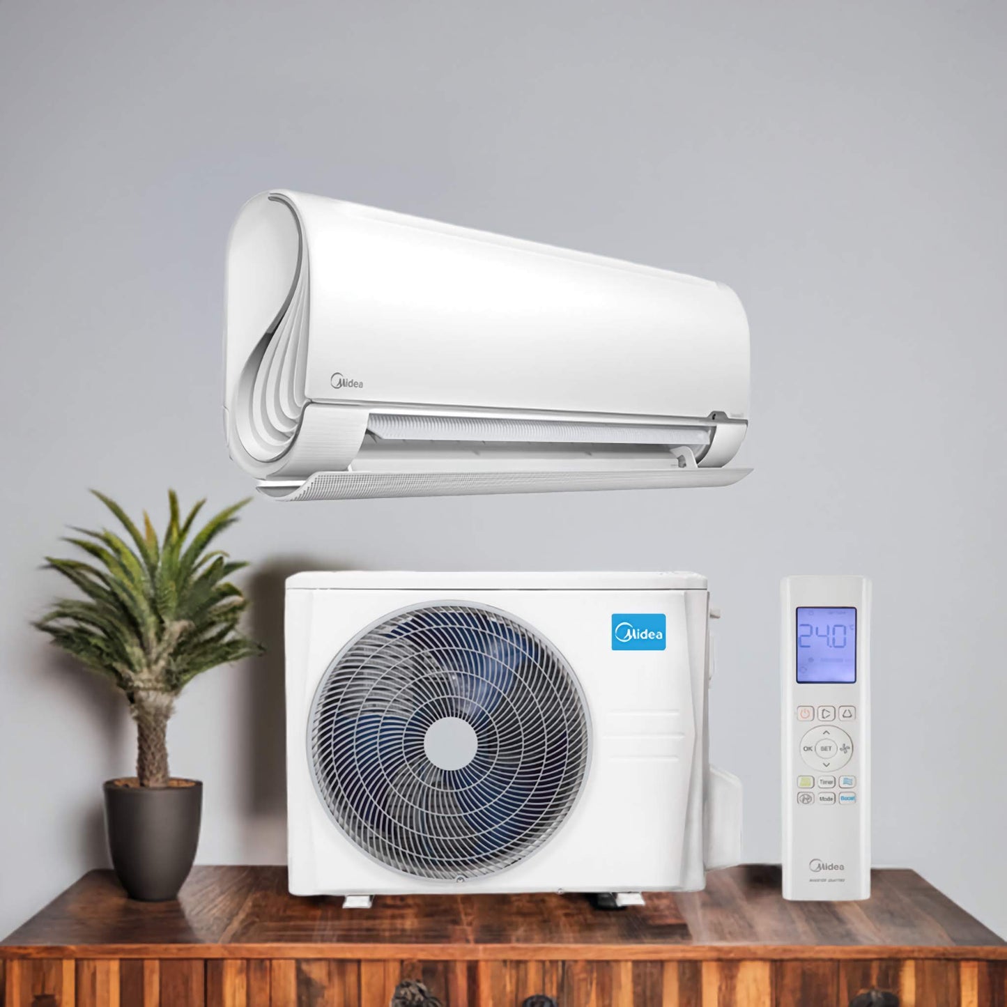 Midea Breezeless+ oldalfali split 3,5 Kw